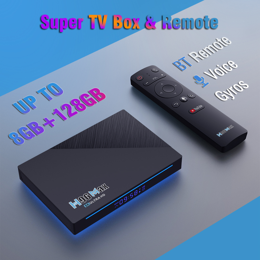 DECODER TV BOX ANDROID 12 SMART TV 99 4GB RAM 64 GB ROM ULTRA HD