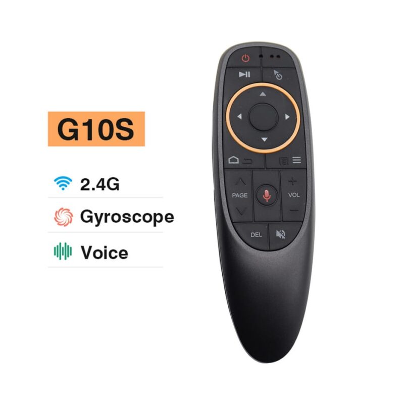 Τηλεχειριστήριο G10S Gyroscope Voice Air Mouse USB -G10S Air Mouse Voice Remote Control for TV BOX and Smart TV - Image 2