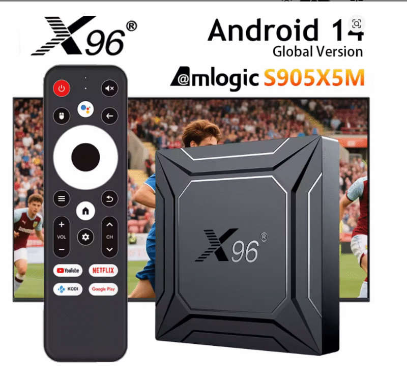 X96 M200 Android 14 Smart TV BOX Amlogic S905X5M 4GB 64GB AV1 AI-SR 4K 2.4G/5G Dual WIFI 1000M Set Top Box Media Player