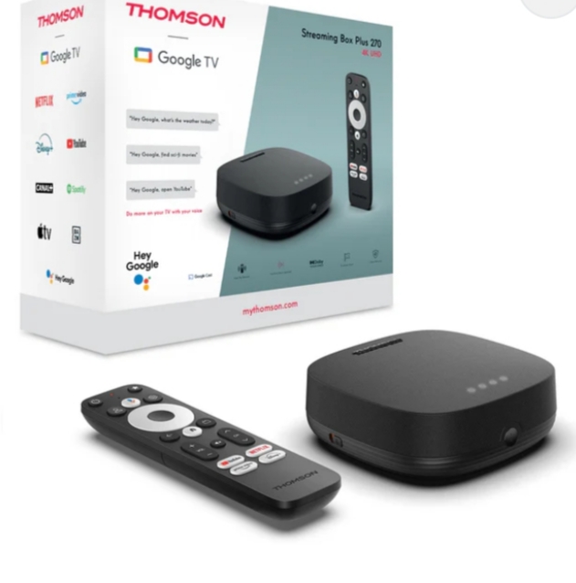 NEO ΔΥΝΑΤΟ SUPER Google TV Streaming Box Plus 270 (4K) TOMSON smart home TV box