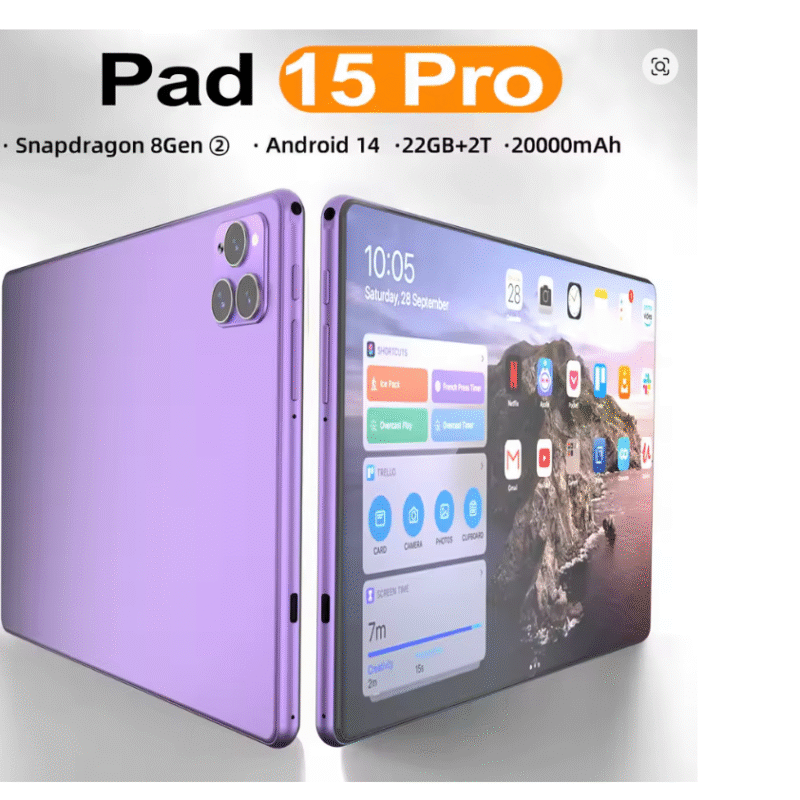 Tablet 10.1" New 2025 Original Global Edition Android 14Pad 15 Pro 22Gb+2Tb Snapdragon 8 Gen3 Tablet 5g Dual Slm Card Wifi Hd Full Screen