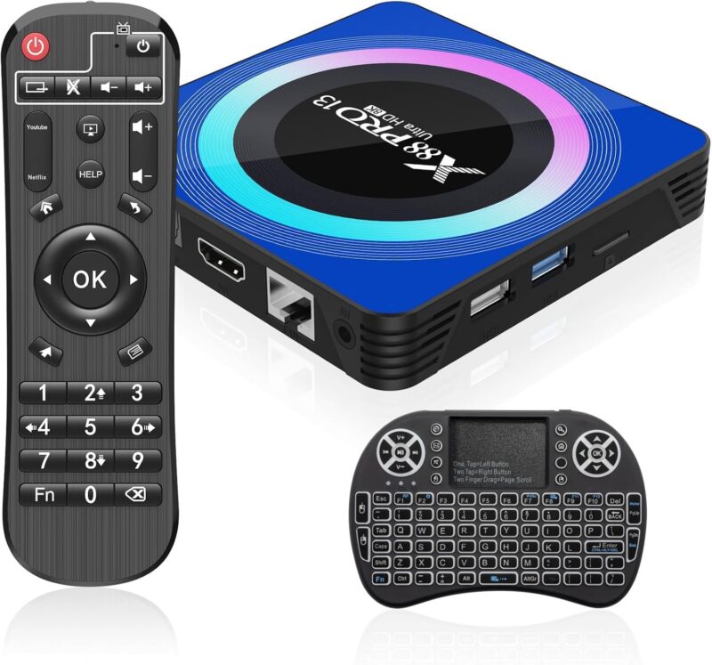 TV Box X88Pro Android 13.0 - 4GB RAM 64GB ROM, Quad Core 64bit, BT5.0, WiFi6, 8K Ultra HD Resolution Tv Box on Rockchip RK3528 SoC - Image 2