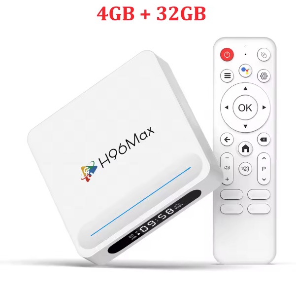TV BOX NEW H96 MAX TV Box M1 Plus, 8K, 4/32GB, WiFi 6, Bluetooth, Android 14 - Image 2