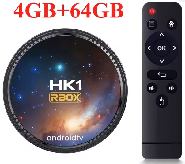 HK1 RBOX W2T TV Box Android 11.0 ATV Amlogic S905W2 4G/64G 2.4G 5G Dual WIFI H.265 4K UHD Youtube Smart Media Player