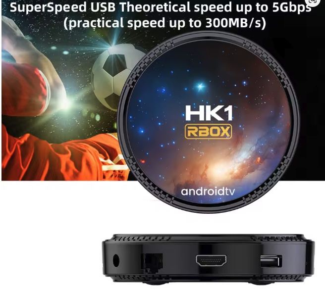 HK1 RBOX W2T TV Box Android 11.0 ATV Amlogic S905W2 4G/64G 2.4G 5G Dual WIFI H.265 4K UHD Youtube Smart Media Player - Image 5